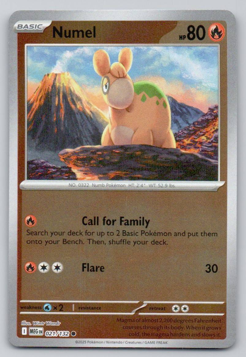 Numel 021 REV Card - Mega Evolution