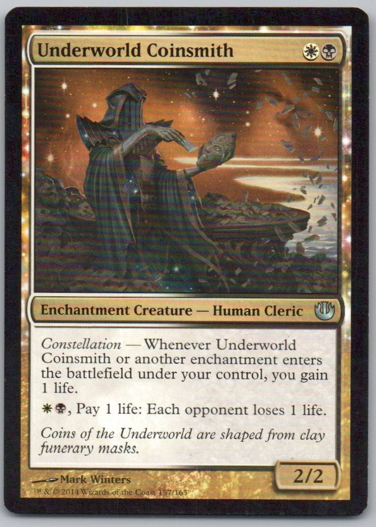 Underworld Coinsmith 157 Normal Enchantment Card - Journey Into Nyx