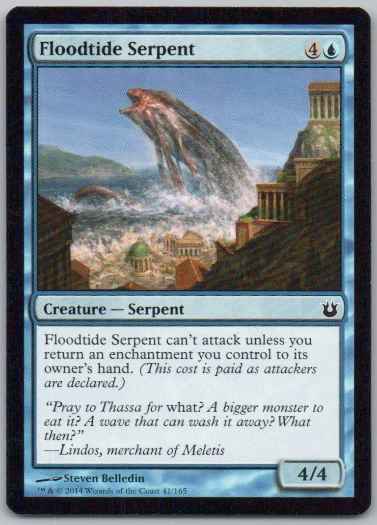 Floodtide Serpent 41 Normal Creature Card - Born of the Gods
