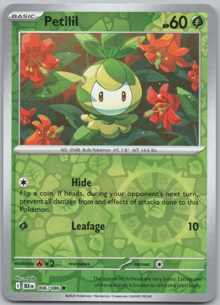 Petilil 006 REV Card - Black Bolt