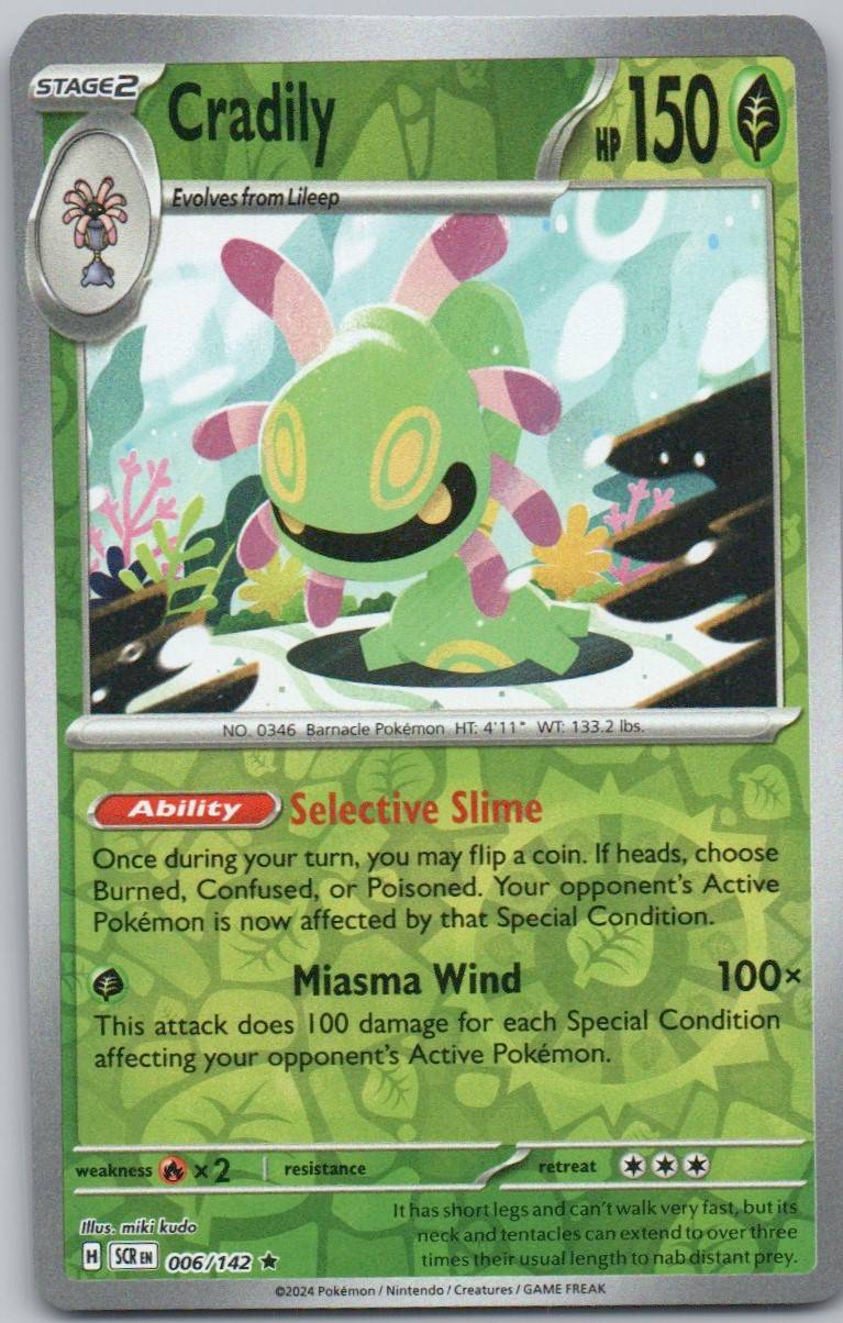 Cradily 006 REV Card - Stellar Crown