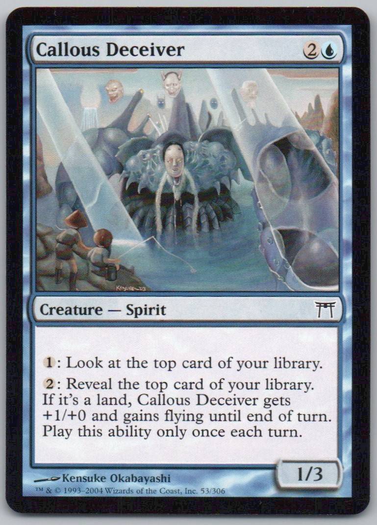 Callous Deceiver 53 Normal Creature Card - Champions of Kamigawa