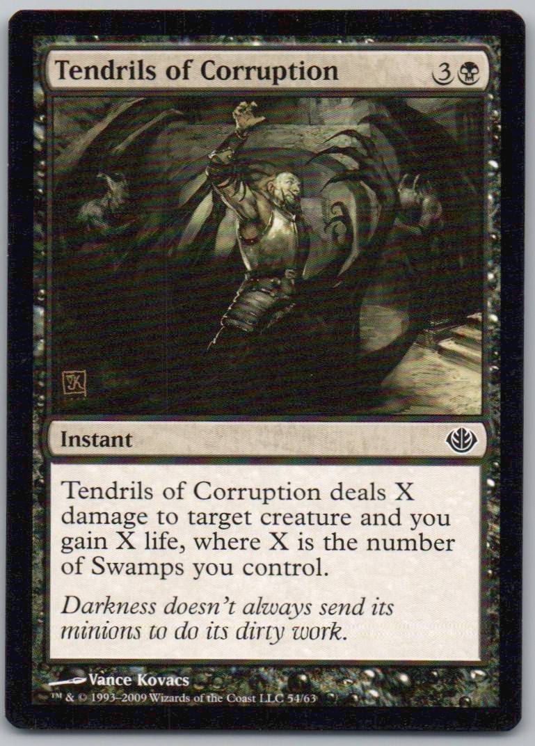 Tendrils of Corruption 54 Normal Instant Card - Duel Decks: Garruk vs. Liliana