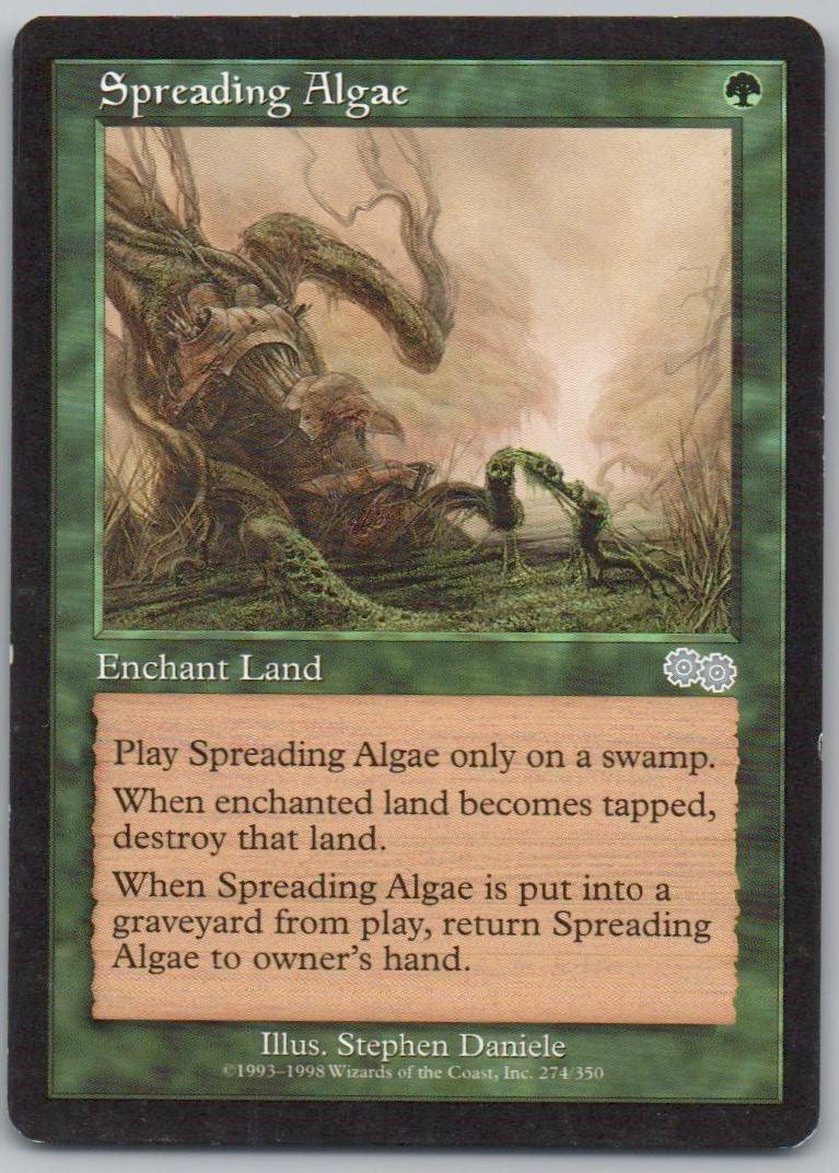 Spreading Algae 274 Normal Enchantment Card - Urza's Saga