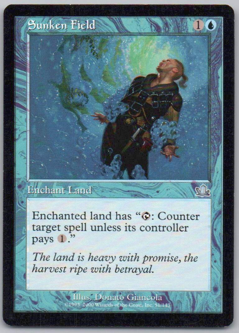 Sunken Field 51 Normal Enchantment Card - Prophecy