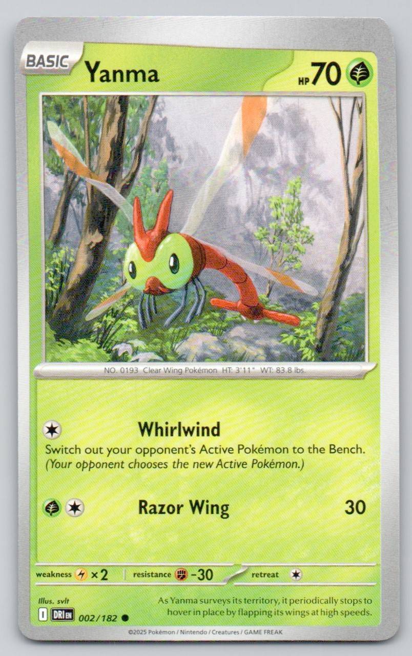 Yanma 002 NOR Card - Destined Rivals