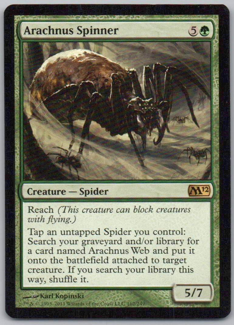 Arachnus Spinner 162 Normal Creature Card - Magic 2012