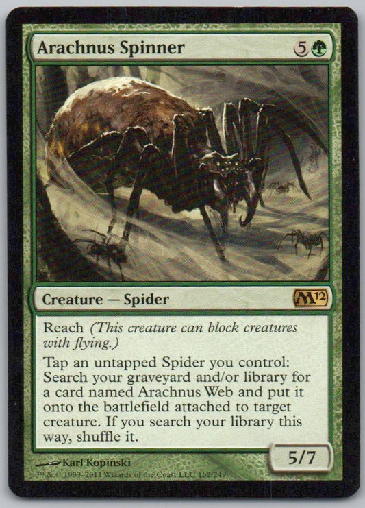 Arachnus Spinner 162 Normal Creature Card - Magic 2012