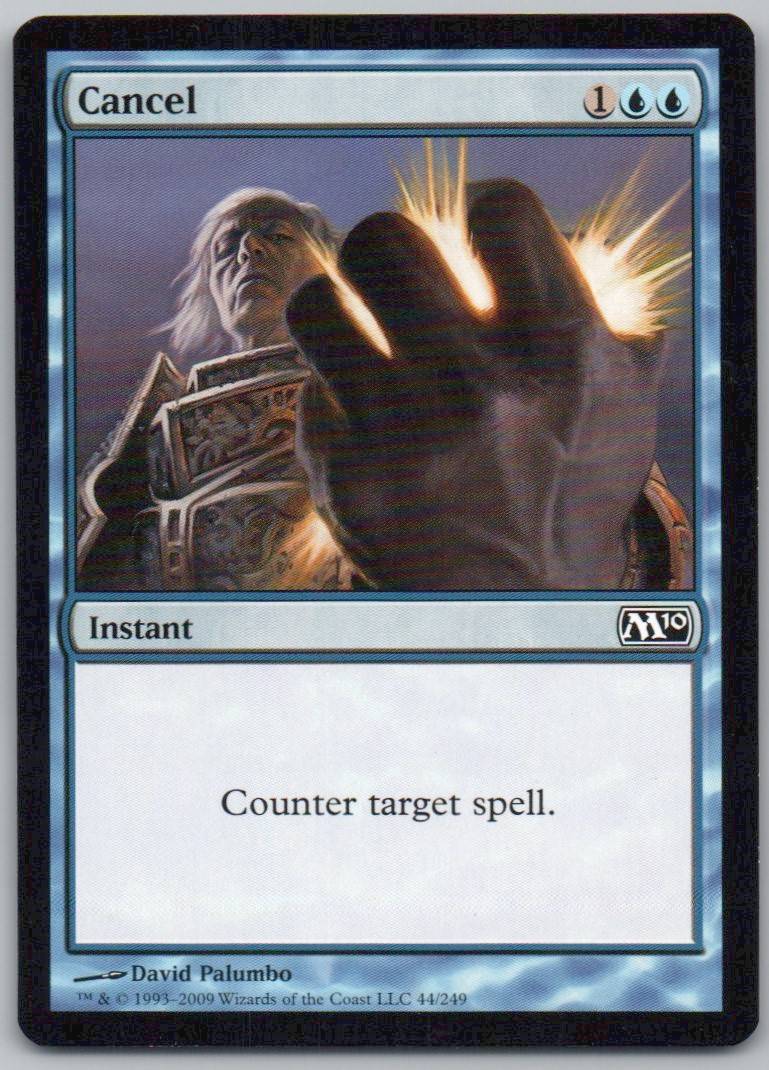 Cancel 44 Normal Instant Card - Magic 2010