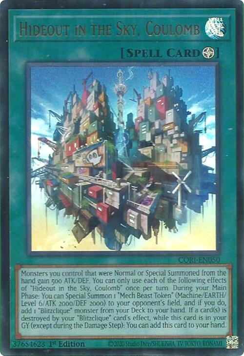 Hideout in the Sky, Coulomb