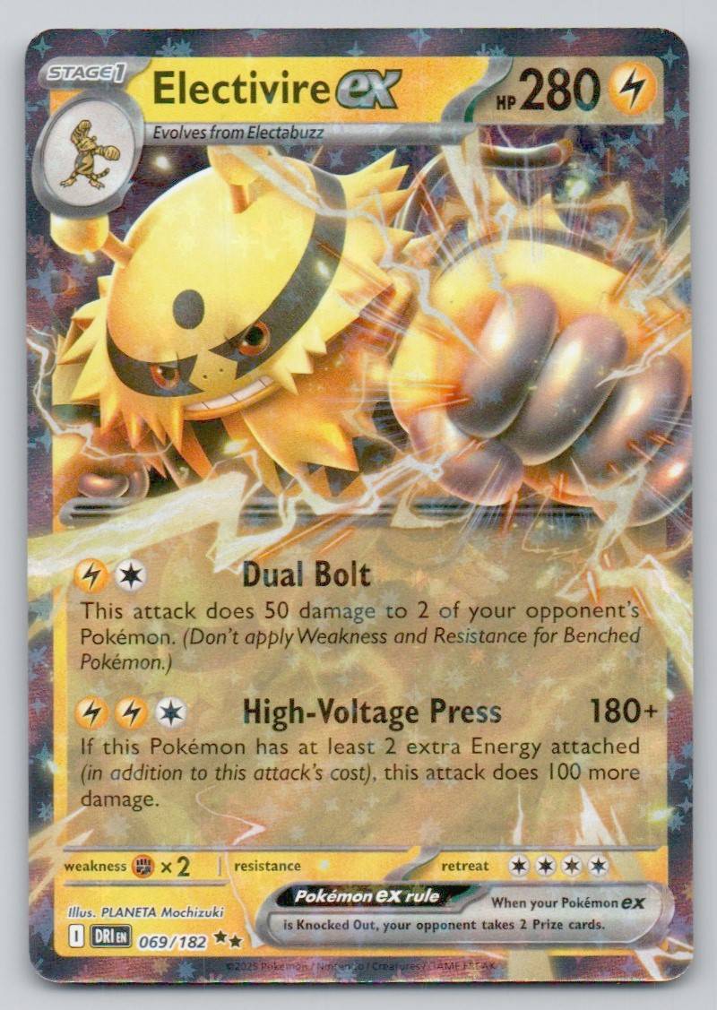 Electivire ex 069 NOR Card - Destined Rivals