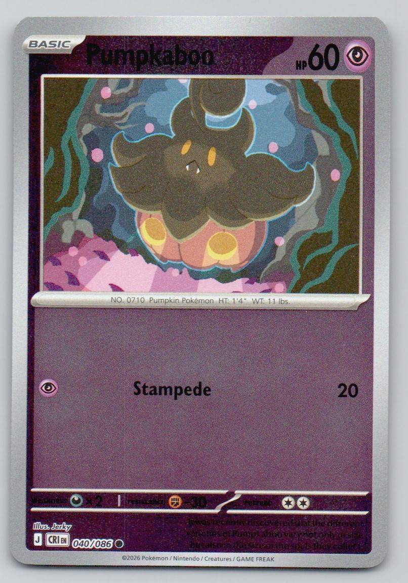 Pumpkaboo 040 REV Card - ME04: Chaos Rising