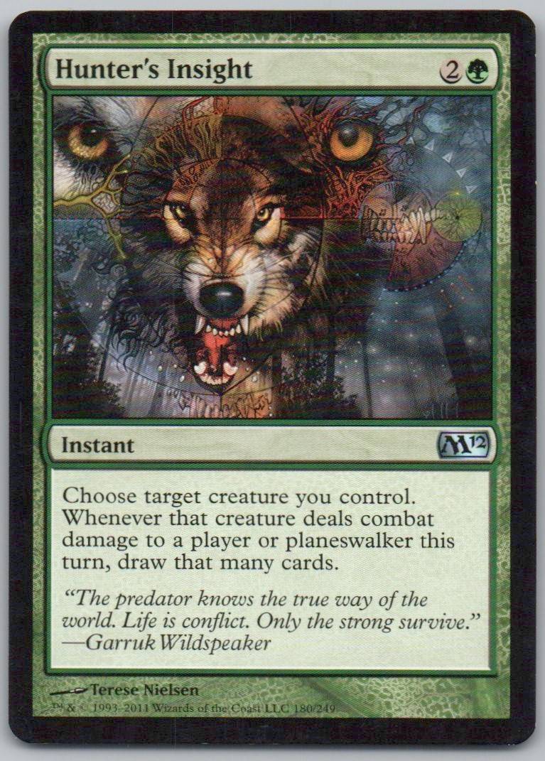 Hunter's Insight 180 Normal Instant Card - Magic 2012