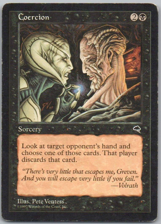 Coercion 113 Normal Sorcery Card - Tempest