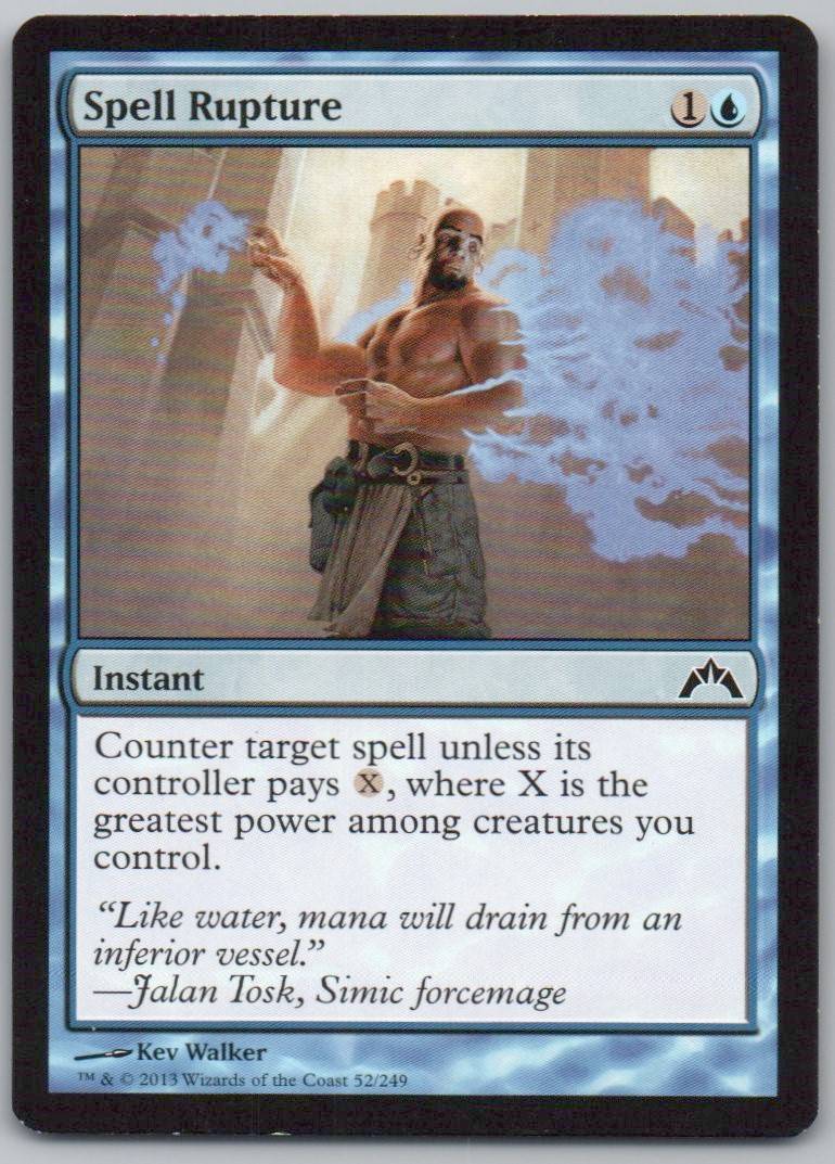 Spell Rupture 52 Normal Instant Card - Gatecrash