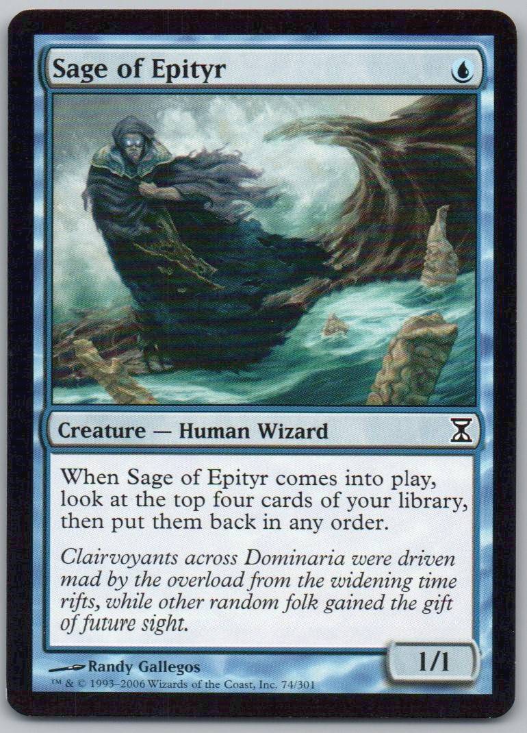 Sage of Epityr 74 Normal Creature Card - Time Spiral