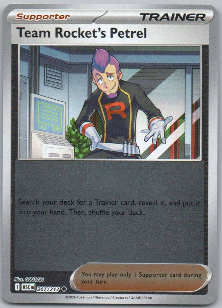 Team Rocket's Petrel 207 REV Card - Ascended Heroes