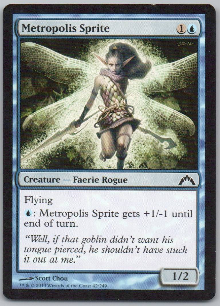Metropolis Sprite 42 Normal Creature Card - Gatecrash
