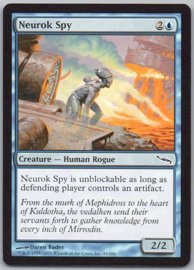 Neurok Spy 44 Normal Creature Card - Mirrodin