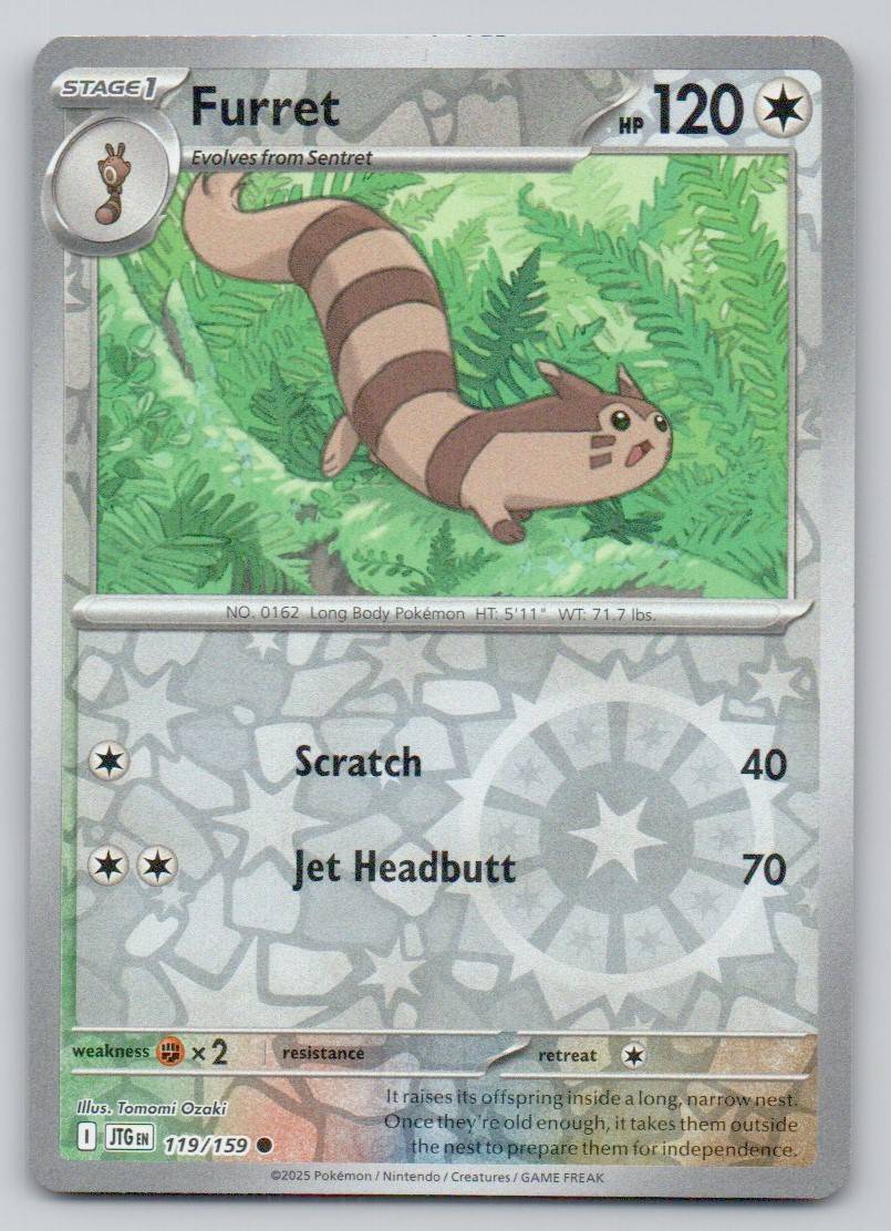 Furret 119 REV Card - Journey Together