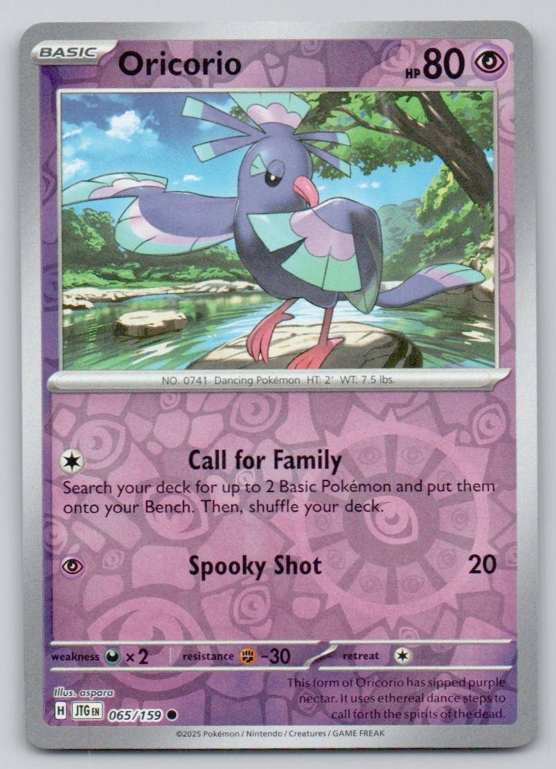 Oricorio 065 REV Card - Journey Together