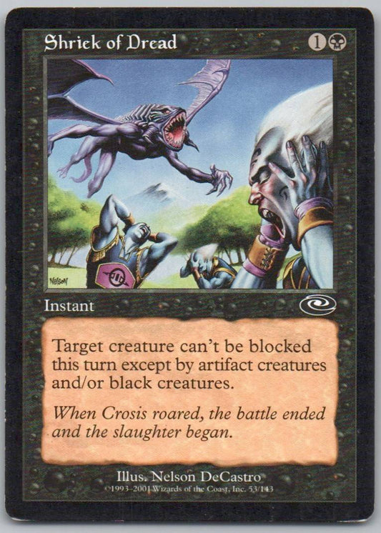 Shriek of Dread 53 Normal Instant Card - Planeshift