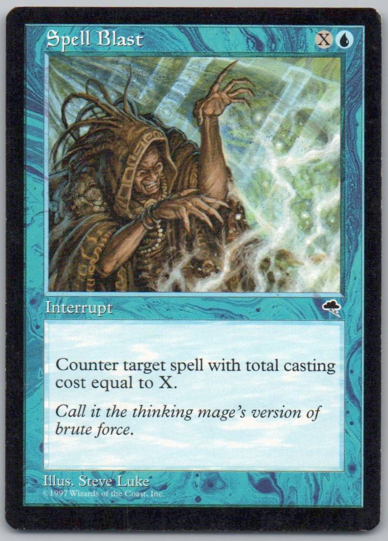 Spell Blast 89 Normal Instant Card - Tempest