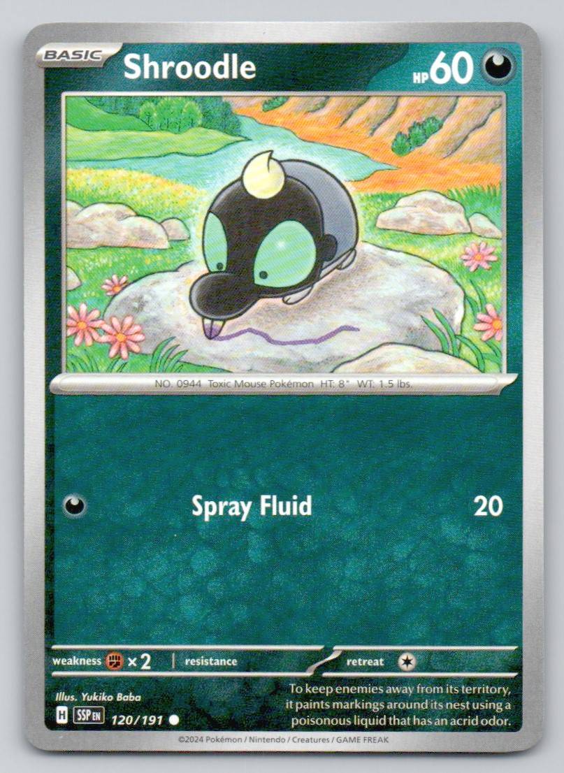 Shroodle 120 NOR Card - Surging Sparks