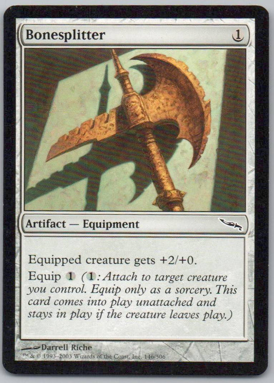 Bonesplitter 146 Normal Artifact Card - Mirrodin