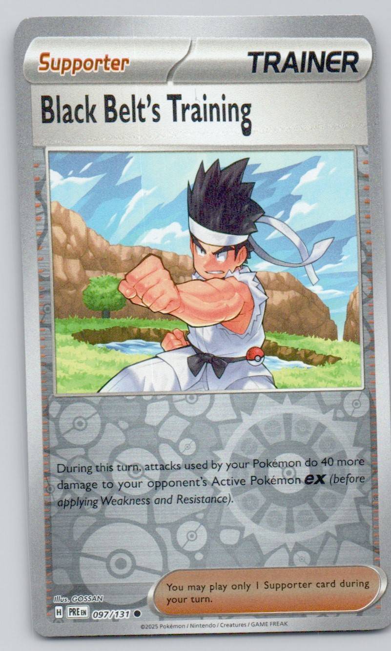 Black Belt's Training 097 REV Card - Prismatic Evolutions