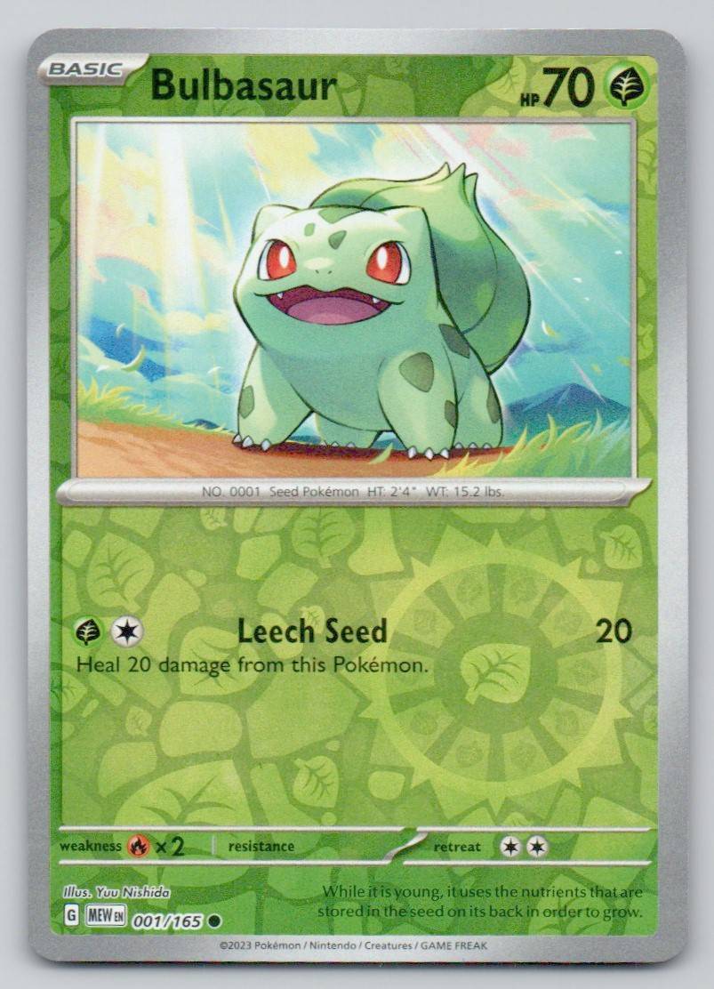 Bulbasaur 001 HOL Card - Miscellaneous Cards & Products
