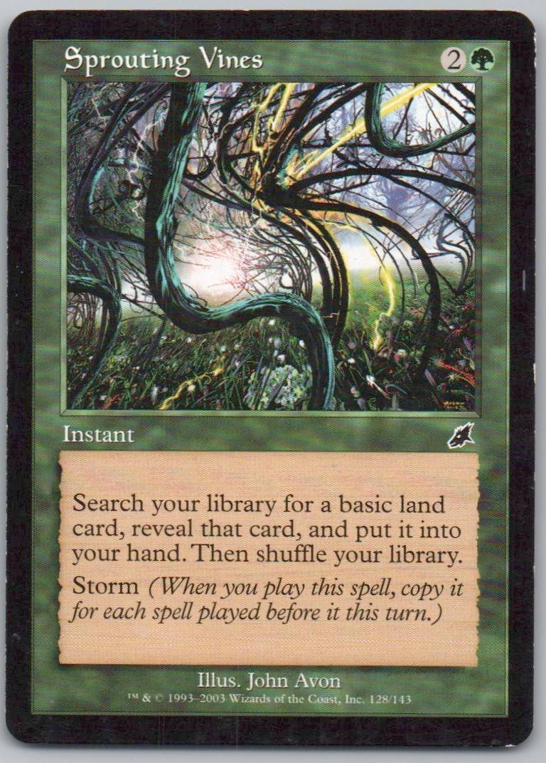 Sprouting Vines 128 Normal Instant Card - Scourge