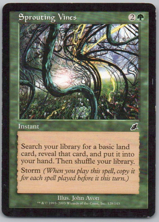 Sprouting Vines 128 Normal Instant Card - Scourge