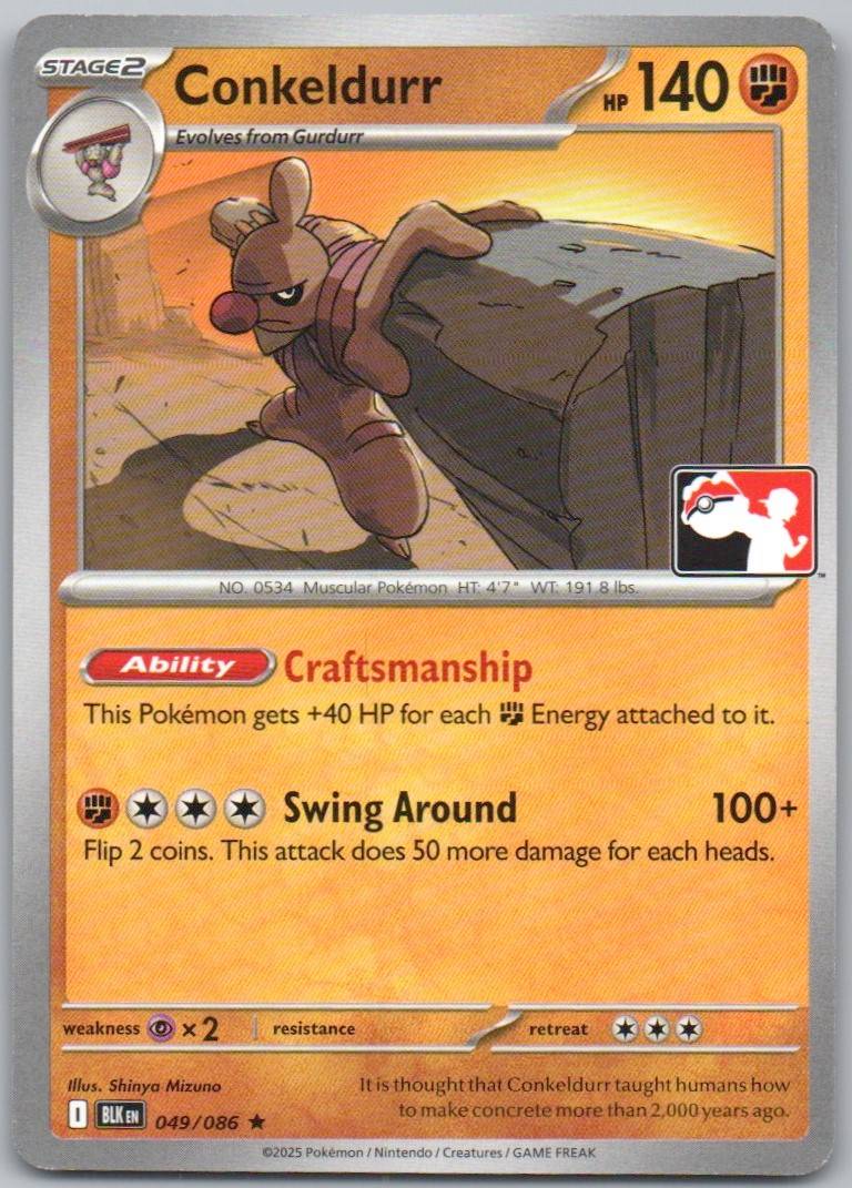 Conkeldurr 049 NOR Card - Prize Pack Series Cards