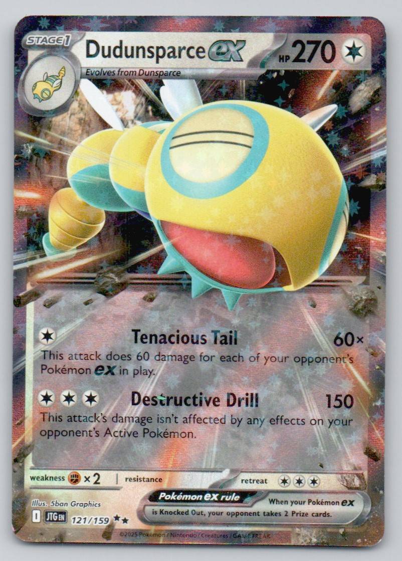 Dudunsparce ex 121 NOR Card - Journey Together