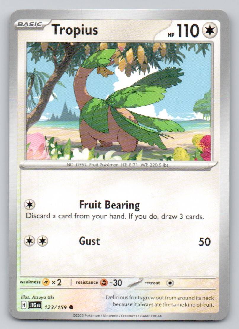 Tropius 123 NOR Card - Journey Together