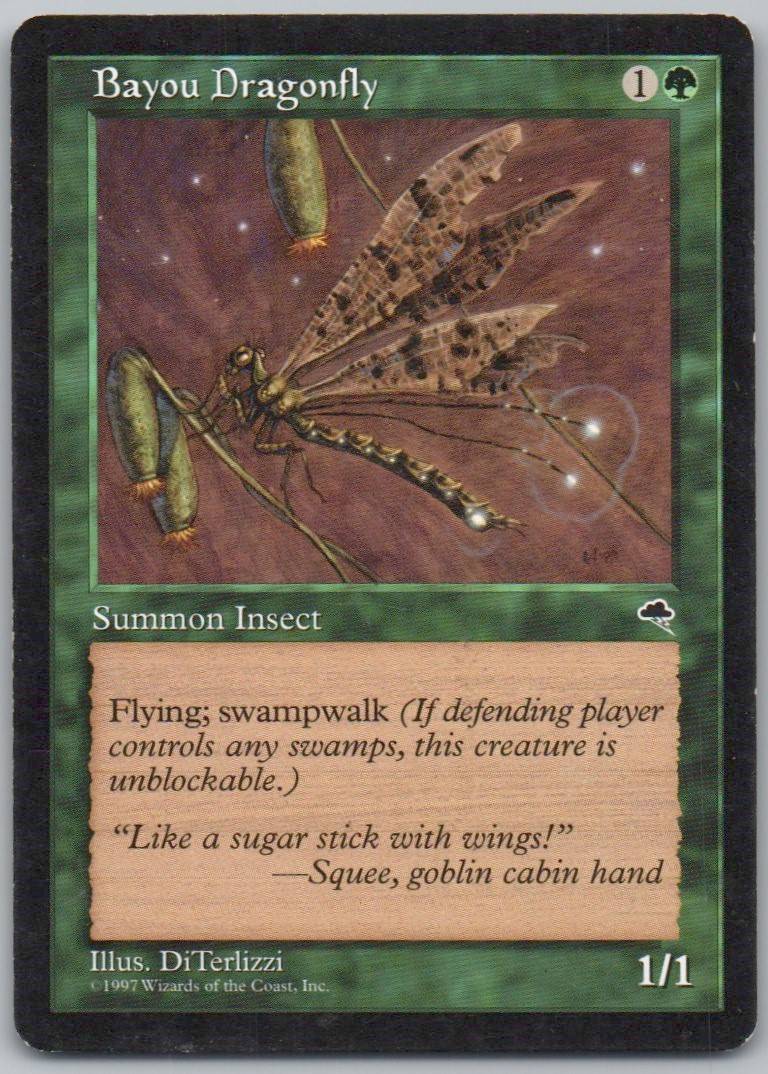 Bayou Dragonfly 215 Normal Creature Card - Tempest