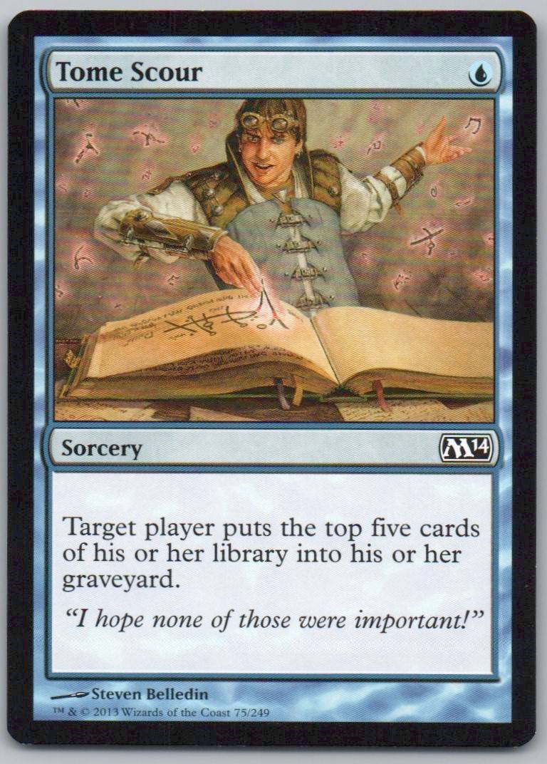 Tome Scour 75 Normal Sorcery Card - Magic 2014
