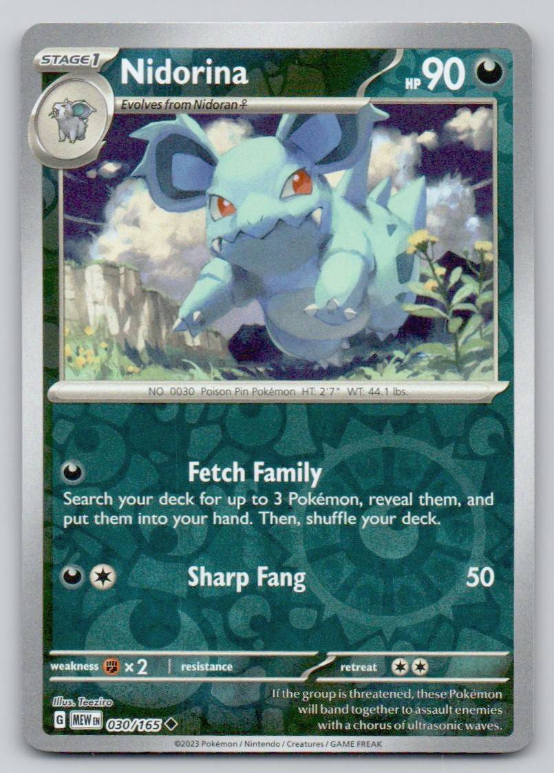 Nidorina 030 REV Card - 151