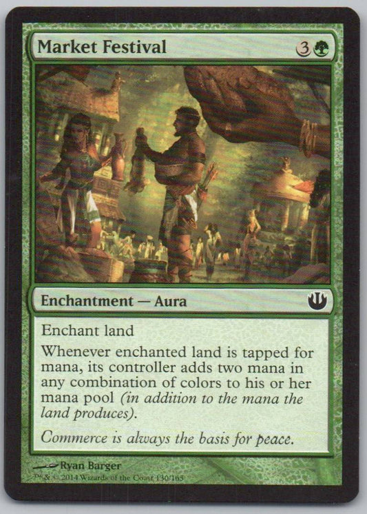 Market Festival 130 Normal Enchantment Card - Journey Into Nyx