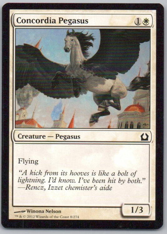 Concordia Pegasus 8 Normal Creature Card - Return to Ravnica