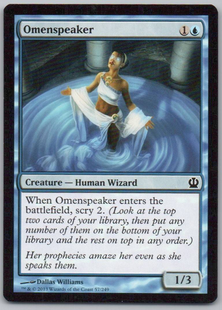 Omenspeaker 57 Normal Creature Card - Theros