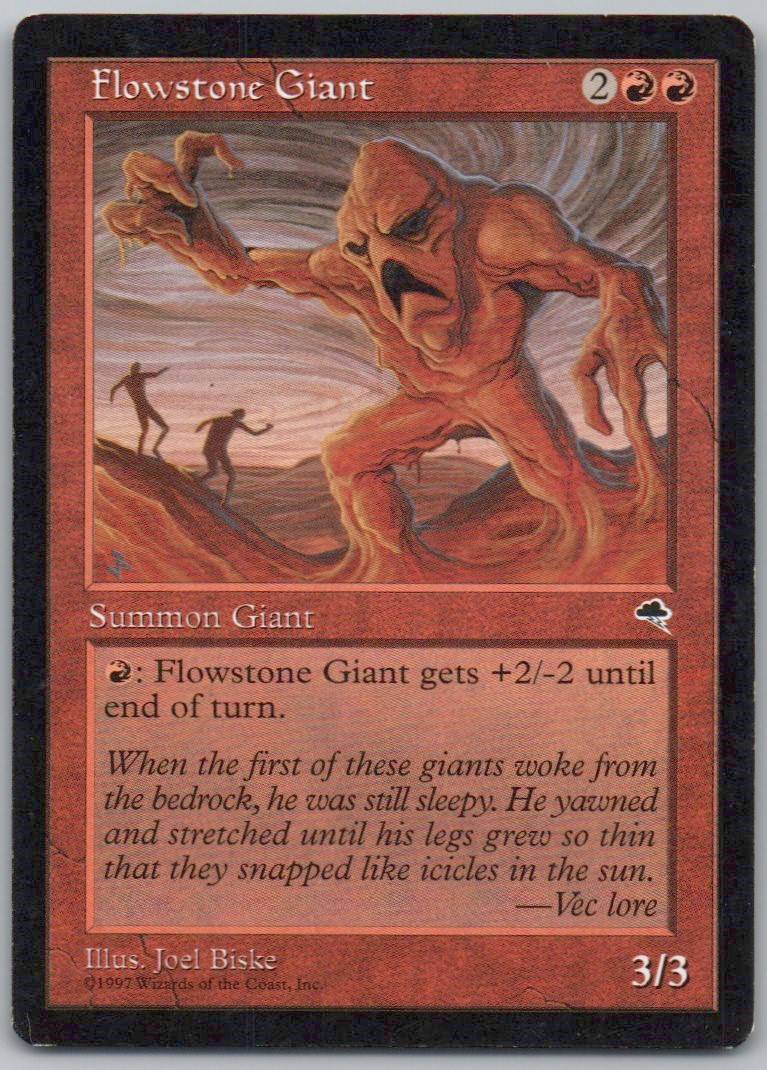 Flowstone Giant 174 Normal Creature Card - Tempest