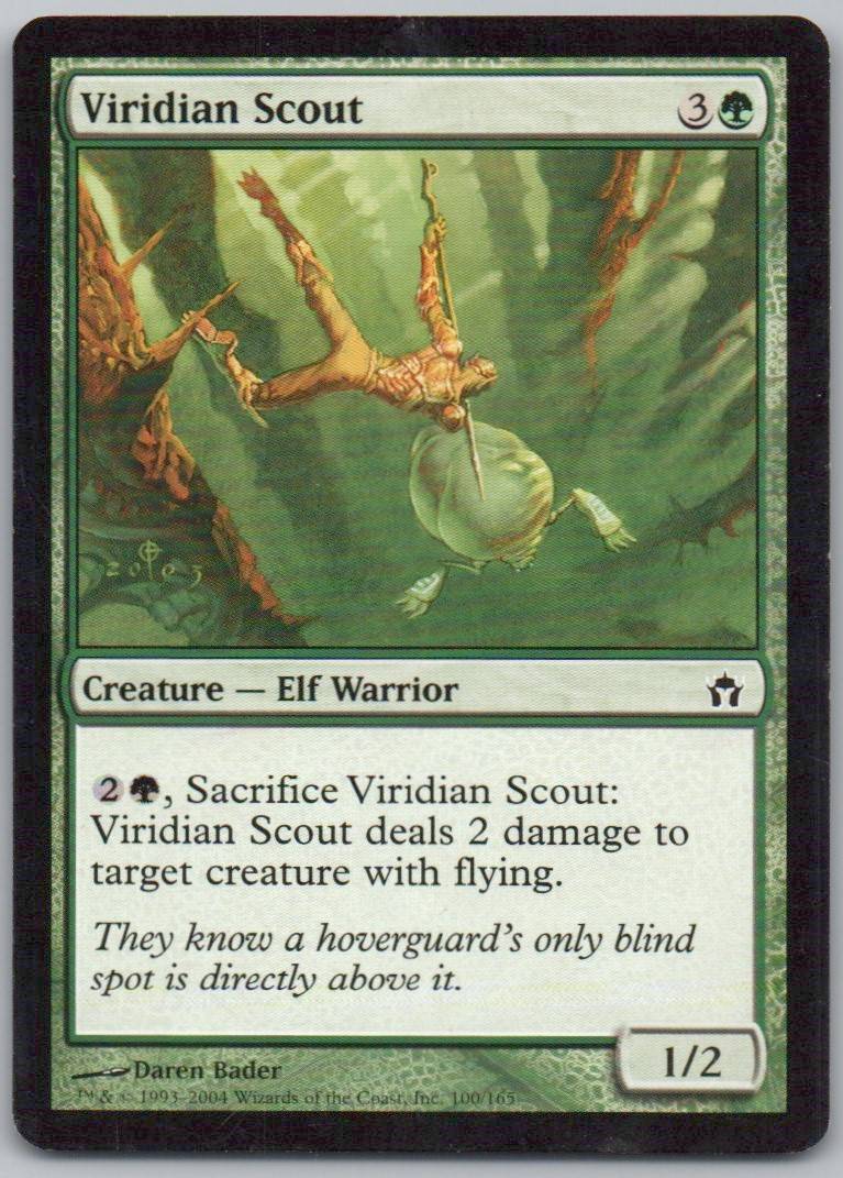 Viridian Scout 100 Normal Creature Card - Fifth Dawn