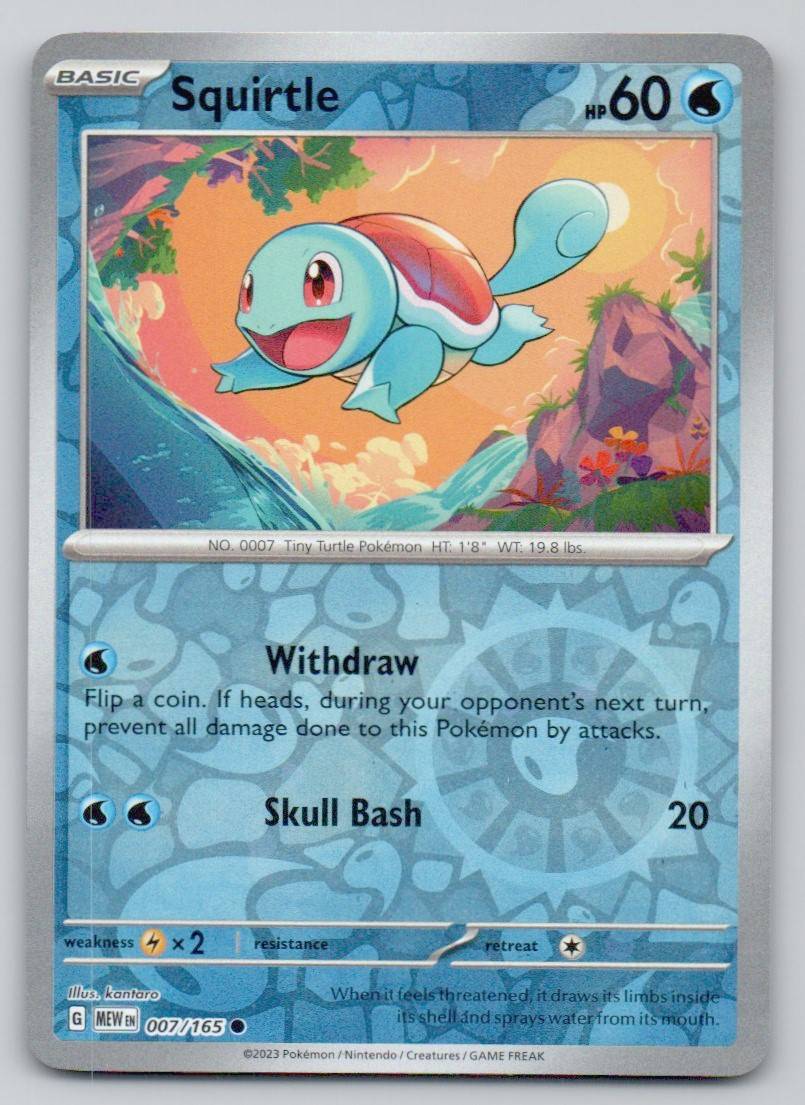 Squirtle 007 HOL Card - Miscellaneous Cards & Products