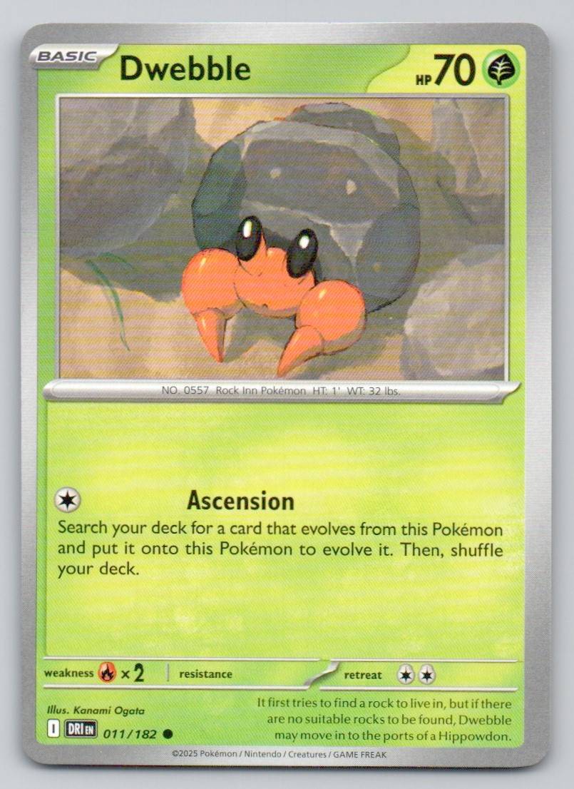 Dwebble 011 NOR Card - Destined Rivals