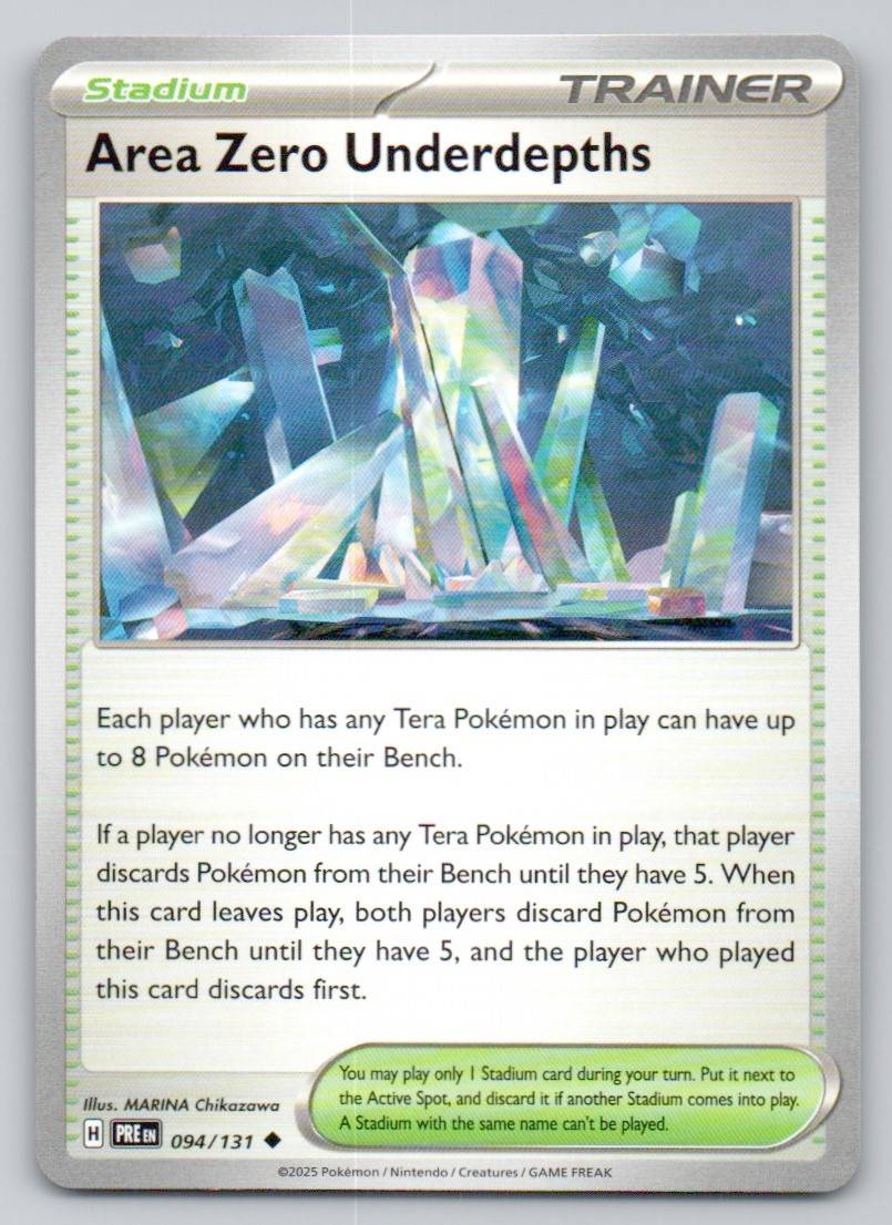 Area Zero Underdepths 094 NOR Card - Prismatic Evolutions