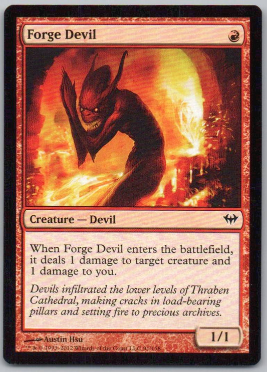 Forge Devil 91 Normal Creature Card - Dark Ascension