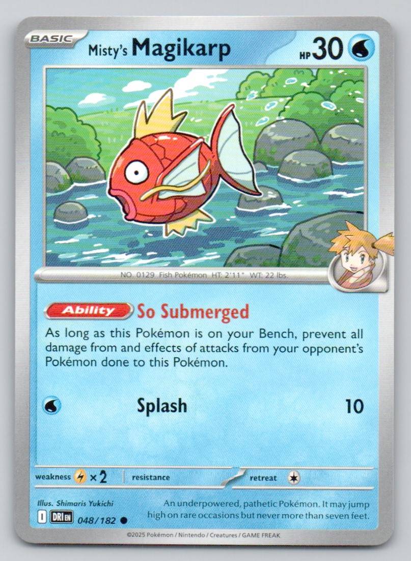 Misty's Magikarp 048 NOR Card - Destined Rivals