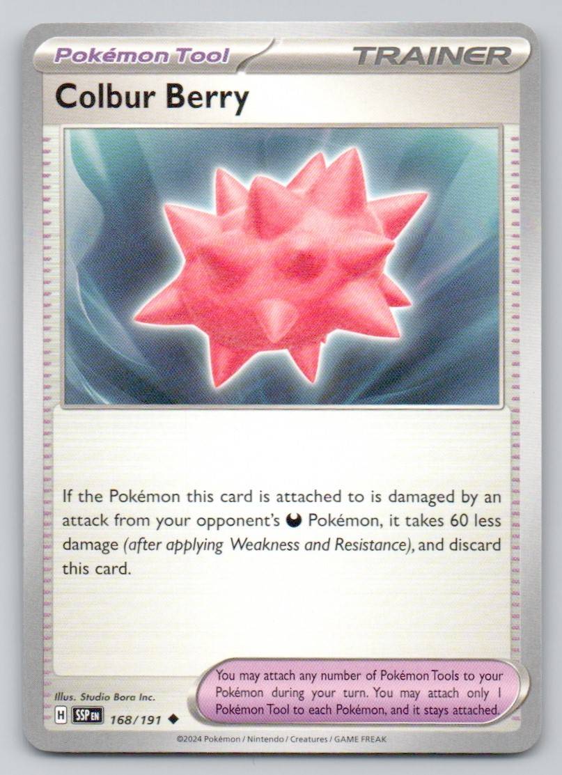 Colbur Berry 168 NOR Card - Surging Sparks